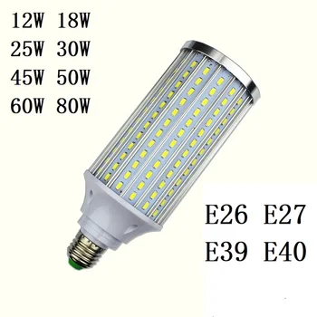 

3pcs Lampada 5730 SMD LED Lamps E26 E27 E39 E40 12W 18W 25W 30W 45W 50W 60W 80W 110V 220V Led bulb Light High Luminous Spotlight