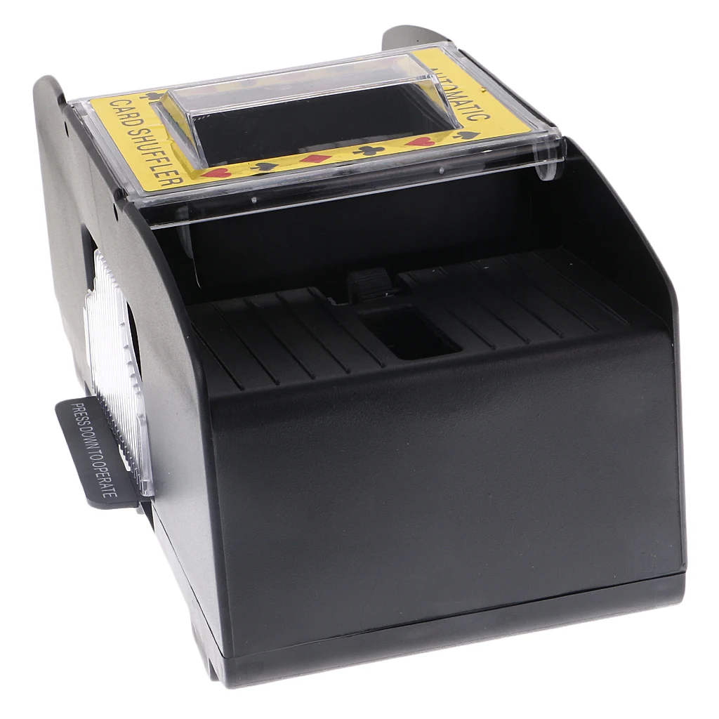 Автоматическая покерная карта Shuffler на батарейках казино Веселая игра 1 2 колоды