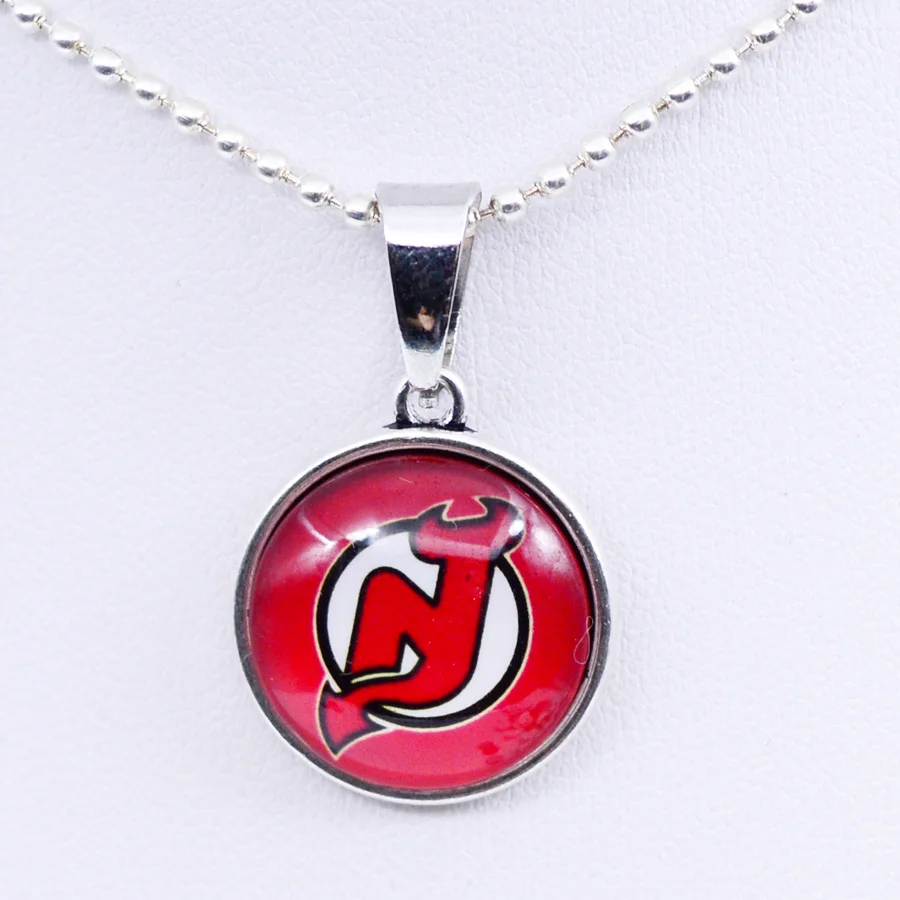 Necklaces Pendants NHL New Jersey Devils Charms Ice Hockey Team Women