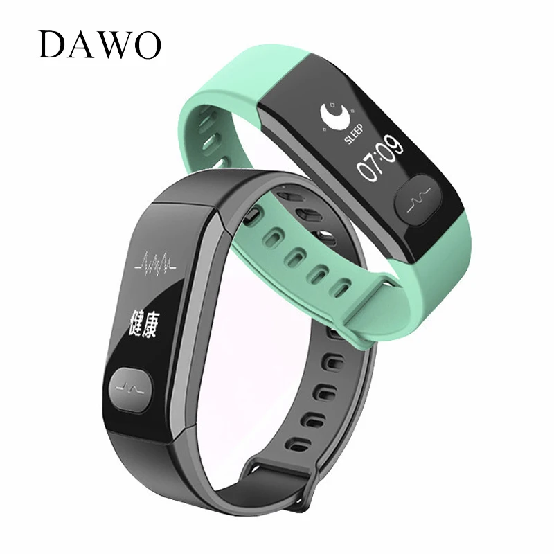 

DAWO Smart Bracelet Blood Pressure ECG Heart Rate Monitor Sports Smart Wristband Waterproof Band Fitness Tracker Watch Smart