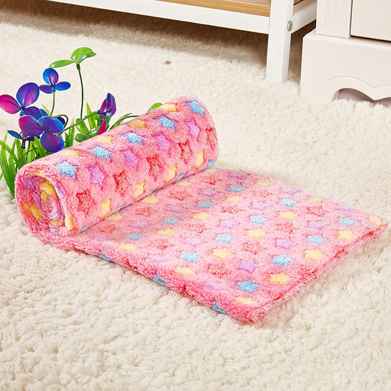 

Winter Warm Soft Blanket Bed Cushion Pet Small Large Printed Cat Dog Puppy