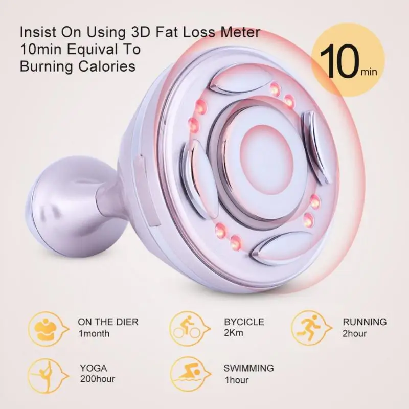 RF Cavitation Ultrasonic Slimming Massager LED Fat Burner Anti