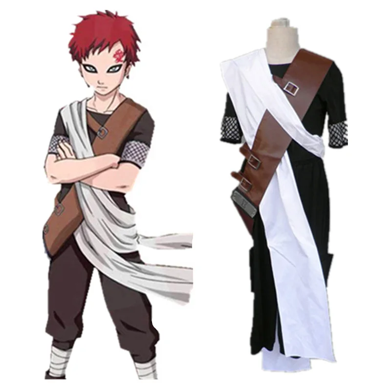 Аниме персональный костюм Наруто Гаара 3 й мужской косплей Hokage Хэллоуин вечерние