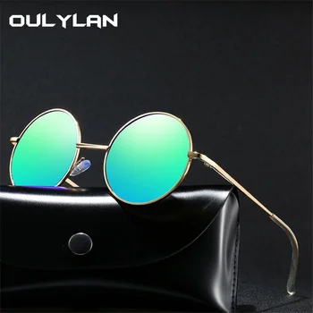 

Oulylan Polarized Sunglasses Men Brand Designer Round Sun Glasses high quality Vintage Male Driving Eyeglasses Goggles