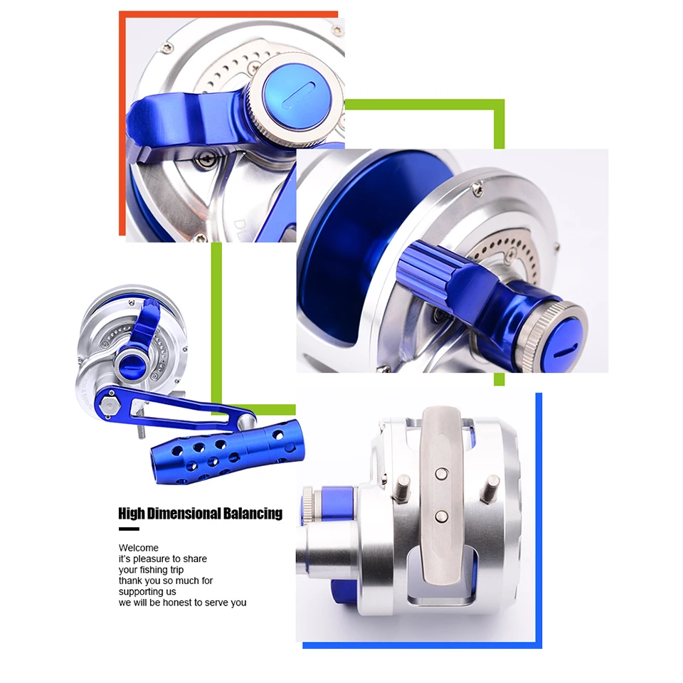 Снасти-поплавок троллинговая катушка алюминий CNC MachinedDW400 Рыболовная катушка Левая Правая рука Макс тяга 35 кг джигггинг катушка спиннинга