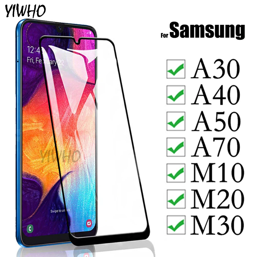 

Screen Protector for Samsung Galaxy A50 Tempered Glass on The for Samsung A70 2019 A20 A40 A20 M30 M20 M10 Protective Glas Film