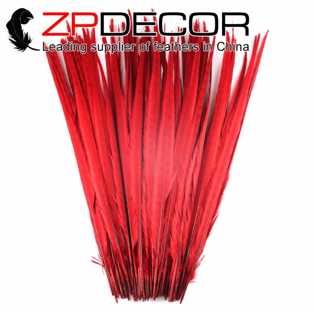 Zpdecor 50 штук 50-55 см(20-22 дюйма) разноцветные окрашенные хвост фазана перья вечерние праздничные принадлежности DIY и карнавал