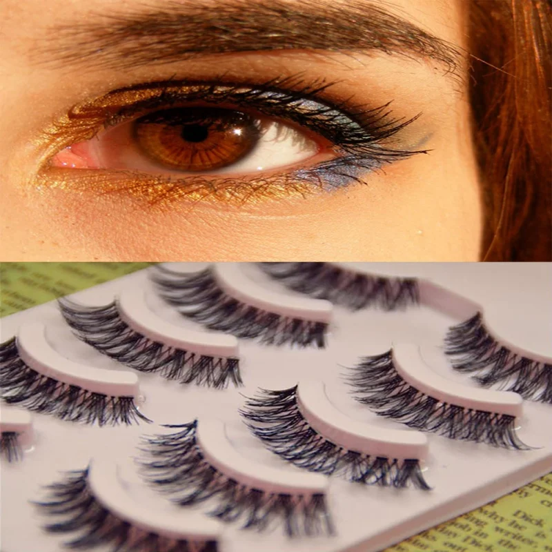 5Pair Professional Black Man-made Makeup Individual Cluster Eye Lashes Grafting Fake False Eyelashes 5Pair Professional Black Man-made Makeup Individual Cluster Eye Lashes Grafting Fake False Eyelashes