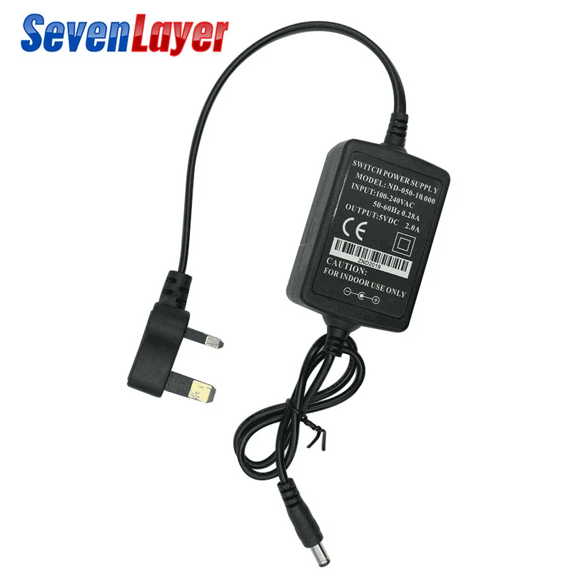 

UK Power Adapter input 100~250AC Output DC 5V2A For Media Converter Fiber Optical Media Converter Fast/Gigabit Ethernet Switch