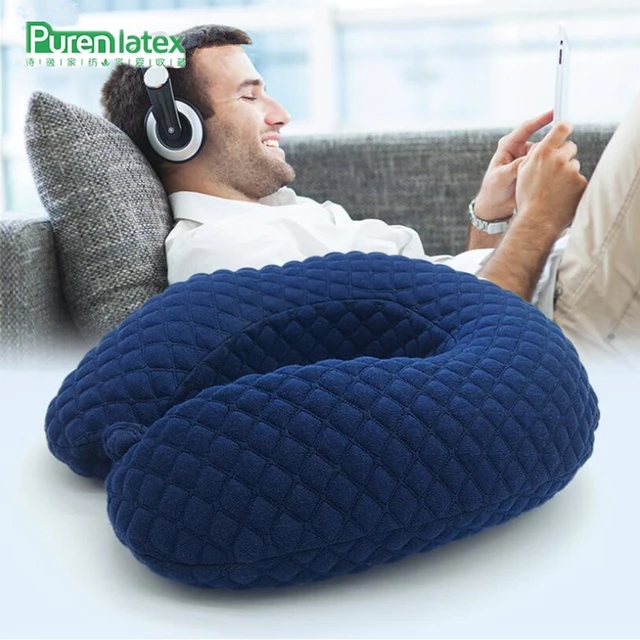 Ordinary Home Design U-neck Travel Support Pillow Part - 11: PurenLatex 30*30*12 Simple Design Cervical Memory Foam U Shape Travel Pillow Office