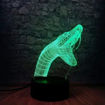 

Animal Cruel Snake Head 3D LED USB Night Light 7 Color Changing Lamp Creative Atmosphere Lighting Bedroom Decor Cool Guys Gift