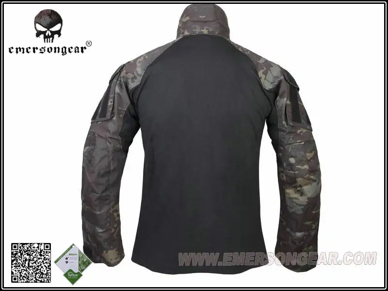 Emerson тактическая боевая рубашка G3 Военная Рубашка bdu Мультикам черная EM9256|g3