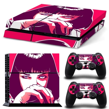 

free drop shipping girl face with anger eyes popular design skin for PS4 skin sticker decals covers #TN-P4-1608