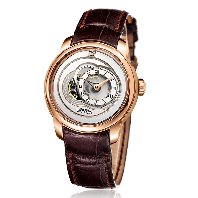 EBOHR العلامة التجارية الفاخرة ماكينات ناجحة الرجال الميكانيكية ووتش للماء الأعمال عارضة الأزياء ووتش 2019 جديد Ebohr 60190130 EBOHR العلامة التجارية الفاخرة ماكينات ناجحة الرجال الميكانيكية ووتش للماء الأعمال عارضة الأزياء ووتش 2019 جديد Ebohr 60190130