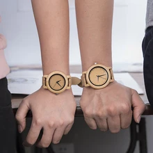 DODO DEER Bamboo Wooden Lover Couple Watches Men Ladies Wristwatch Women Quartz Male bayan kol saati Gift in gift Box A30 DODO DEER Bamboo Wooden Lover Couple Watches Men Ladies Wristwatch Women Quartz Male bayan kol saati Gift in gift Box A30