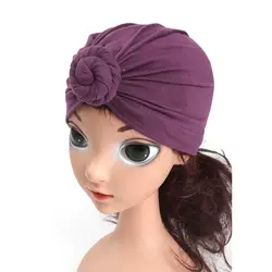 Милые повязки на голову для маленьких девочек; мягкие аксессуары для волос из хлопка для детей; тюрбаны для волос; головной убор; резинки