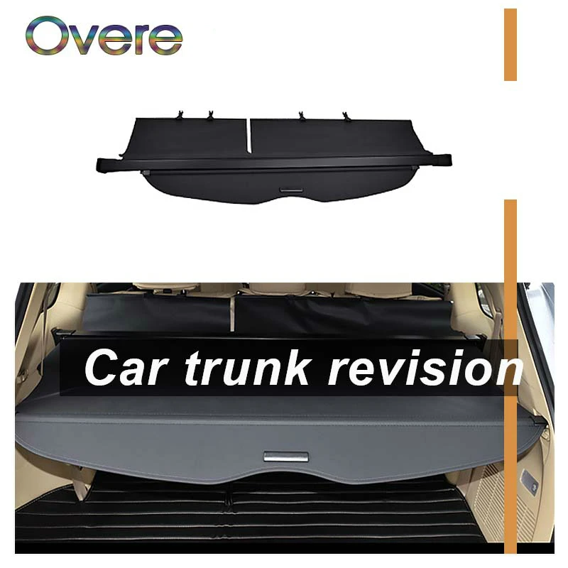 

Overe 1Set Car Rear Trunk Cargo Cover For Nissan Murano 2015 2016 2017 2018 Styling Black Security Shield Shade Auto accessories