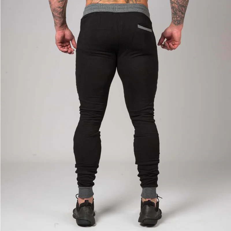 SJ новые высококачественные штаны для бега, Мужские штаны для фитнеса, бодибилдинга, тренажерного зала, штаны для бега, одежда, осенние спортивные штаны