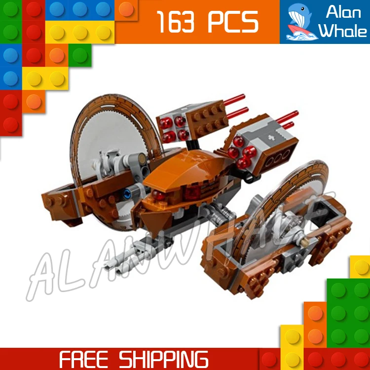 163pcs Space Wars Attack of the Clones Hailfire Droid Exclusive Sets 10370 Model Building Blocks Toys Brick Compatible With Lego boys-construction-set : image 163pcs Space Wars Attack of the Clones Hailfire Droid Exclusive Sets 10370 Model Building Blocks Toys Brick Compatible With Lego boys-construction-set