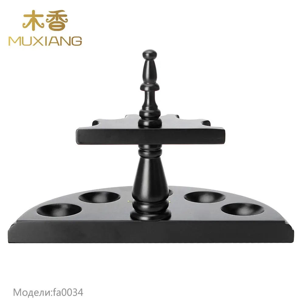 

RU-MUXIANG Smoking Pipe Accessories 5 Pipe Rack Half-round Romanesque Style Safer and More Practical Tobacco Pipe Stand fa0034