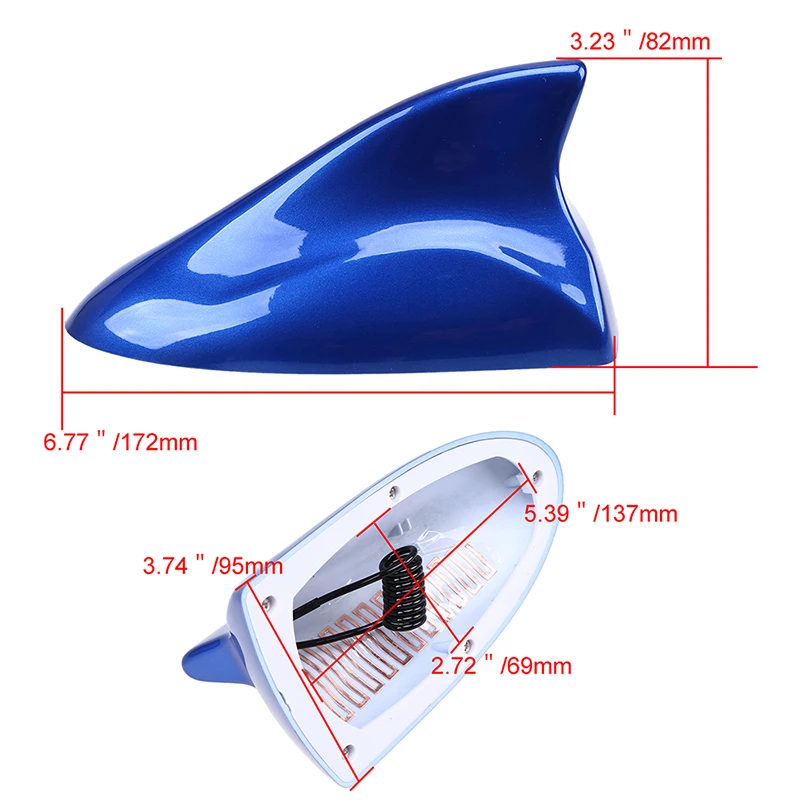 Posbay автомобильная антенна на крыше антенна автомобильная антенна плавник акулы fm-сигнал радио усилитель для VW Polo Passat Nissan Qashqai украшения
