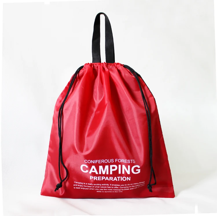 Nylon Drawstring Bags With Handles IUCN Water
