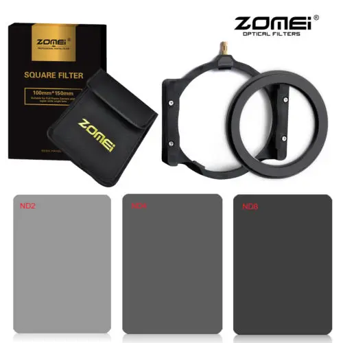 Best Price ZOMEI 150*100mm Square Full Gray ND Filter Kit ND2+ND4+ND8+Holder+( )mm Ring For Cokin Z Series Best Price ZOMEI 150*100mm Square Full Gray ND Filter Kit ND2+ND4+ND8+Holder+( )mm Ring For Cokin Z Series