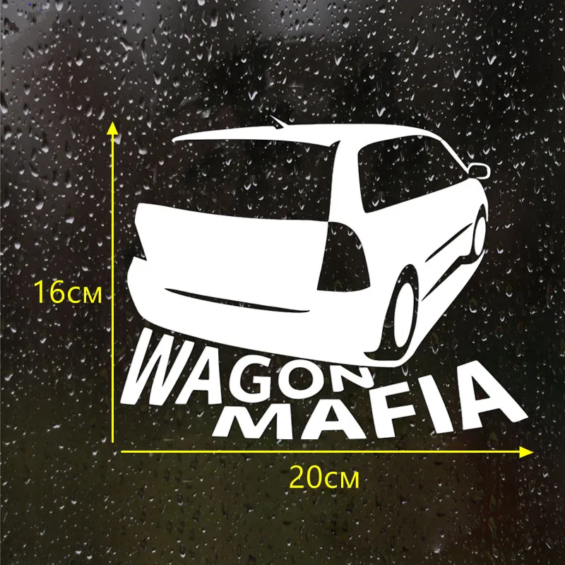 CS 228#16*20см Wagon mafia водонепроницаемые наклейки на авто машину наклейка для