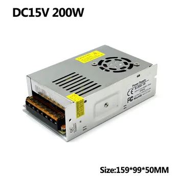 

Switch Power Supply DC15V 13.3A 200W Small Volume Single Output Switching power Source for LED Strip Light Lamp CNC 3D Printer