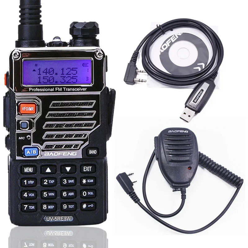 Портативная рация Baofeng UV-5RE 8 Вт высокой мощности дальность действия 10 км Для