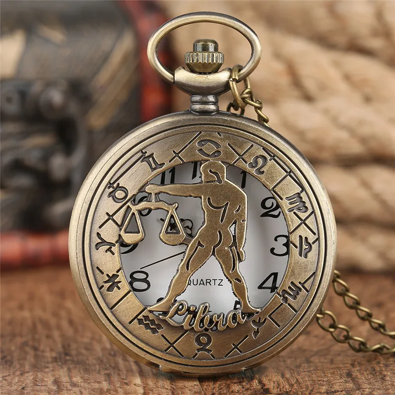 Полые половина охотник Горячие мужские карманные часы Подвеска Сеть Для женщин кварц зодиака Часы подарок на день рождения
