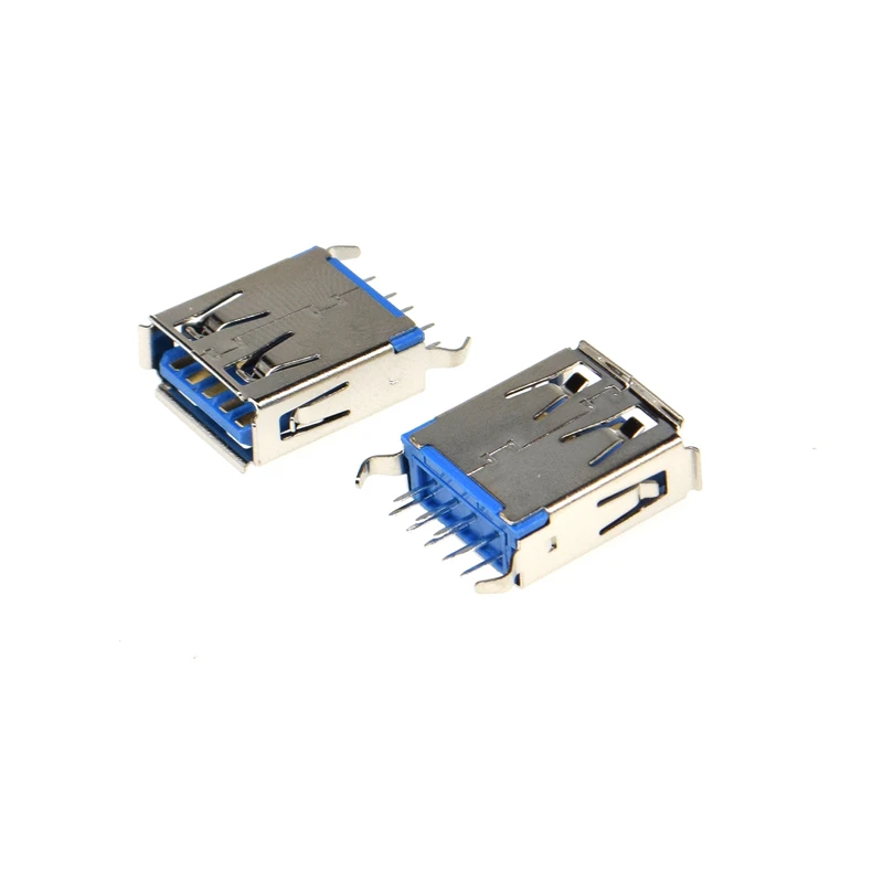 Gimax 20pcs 3.0 USB Vertical Female Socket 180degrees AF Crimping 15.0 USB Plug Connector Copper Gimax 20pcs 3.0 USB Vertical Female Socket 180degrees AF Crimping 15.0 USB Plug Connector Copper