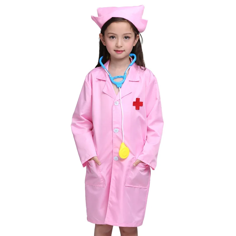 Baby Girls Kids Doctor Cosplay Nurse Uniform New Years Christmas