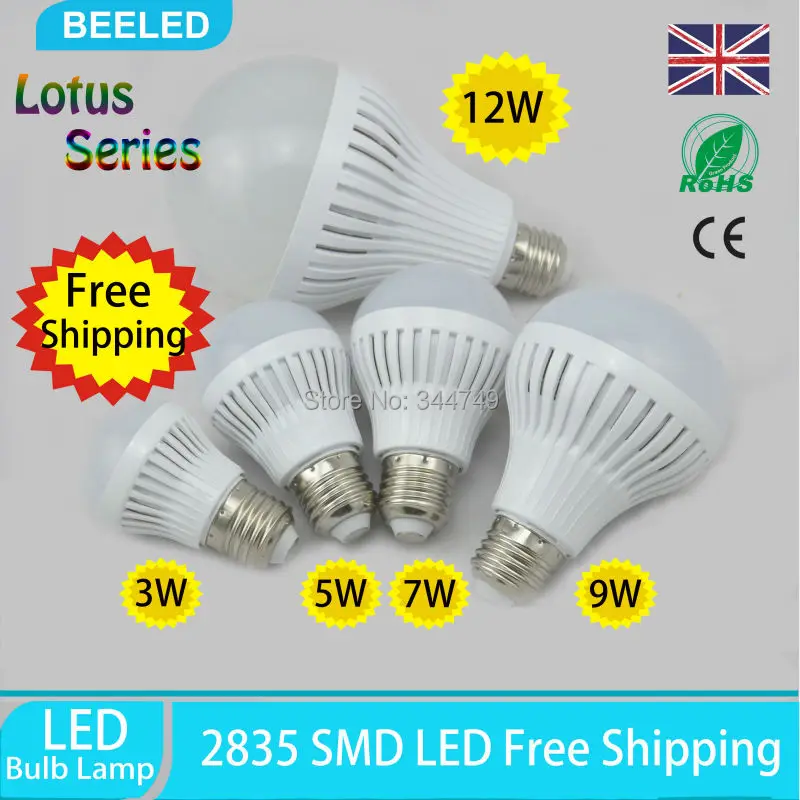 Светодиодная лампа E27 3 Вт 5 7 9 12 220 В 10 шт./партия|light accessories|light bowlight smoking |