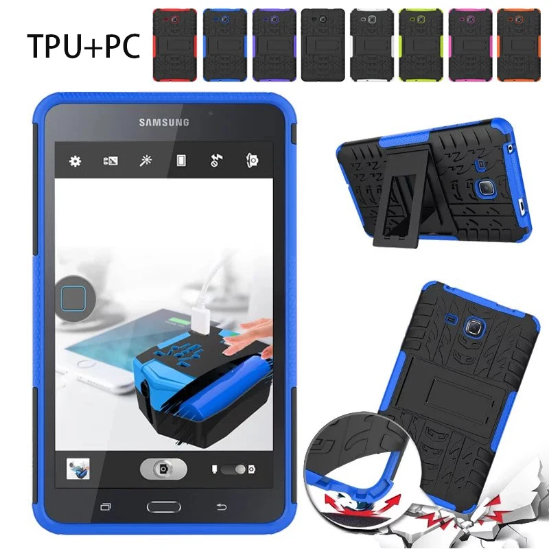 Чехол для samsung Galaxy Tab A A6, 7,0 дюймов,, T280, T285, чехол для планшета, ТПУ и ПК, бронежилет, яркий гибридный бронежилет, чехол с подставкой, чехол s Funda