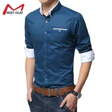 Бархатная утолщенная Мужская рубашка умная Повседневная рубашка с отложным воротником и длинными рукавами хлопок теплый, Облегающая посадка мужские рубашки YL1853