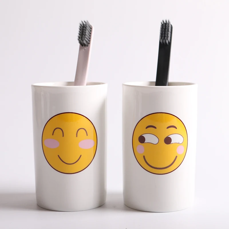 

Bathroom Tumblers Toothbrush Cup Wash Tooth Mug High Quality Decorative Water Mug Ceramic Material Wash Cup 33