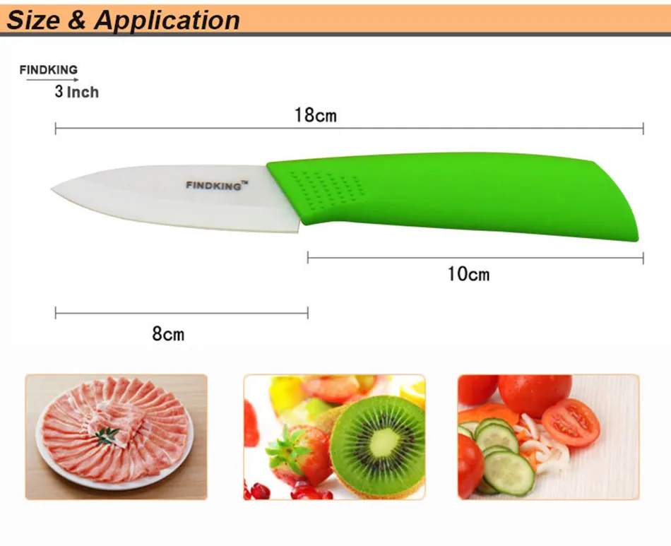 Новое поступление " 4" " 6" дюймов+ Овощечистка керамический нож Высокое качество набор кухонных ножей