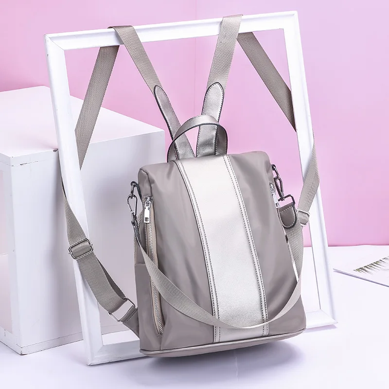 

Large Capacity Waterproof Nylon Backpack Women Korean Preppy Backpack Schoolbag Anime Travel School Bag for Teenagers Girls