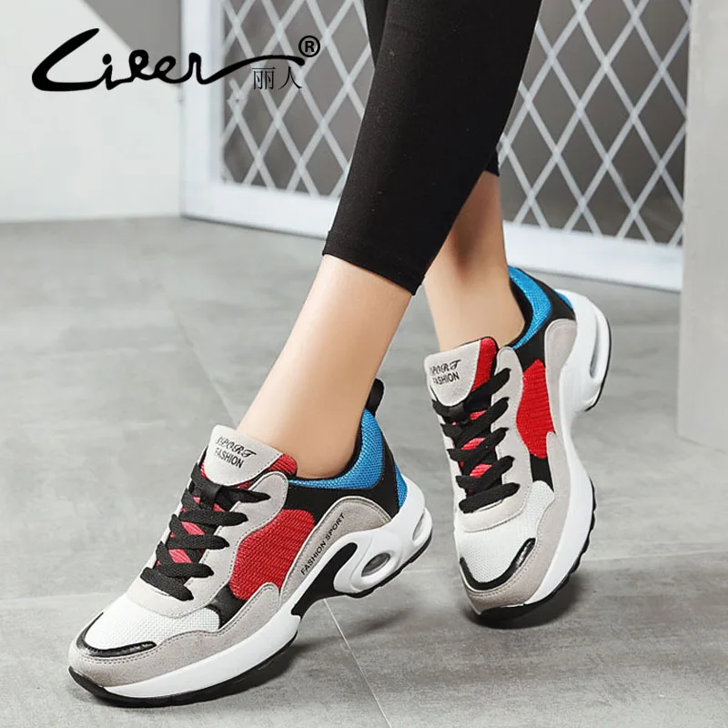 

Breathable Air Mesh Women Casual Shoes 2018 Spring Women Sneakers Shoes Fashion Lace Up Flat Outdoor Shoes Ladies tenis feminino