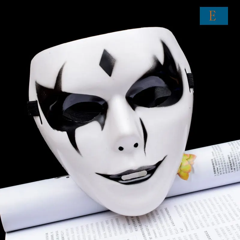 Распродажа маска ужасов клоун для косплея маска призрак маски для Хэллоуина бог смерти взрослый костюм вечерние аксессуары 1 шт - Цвет: E