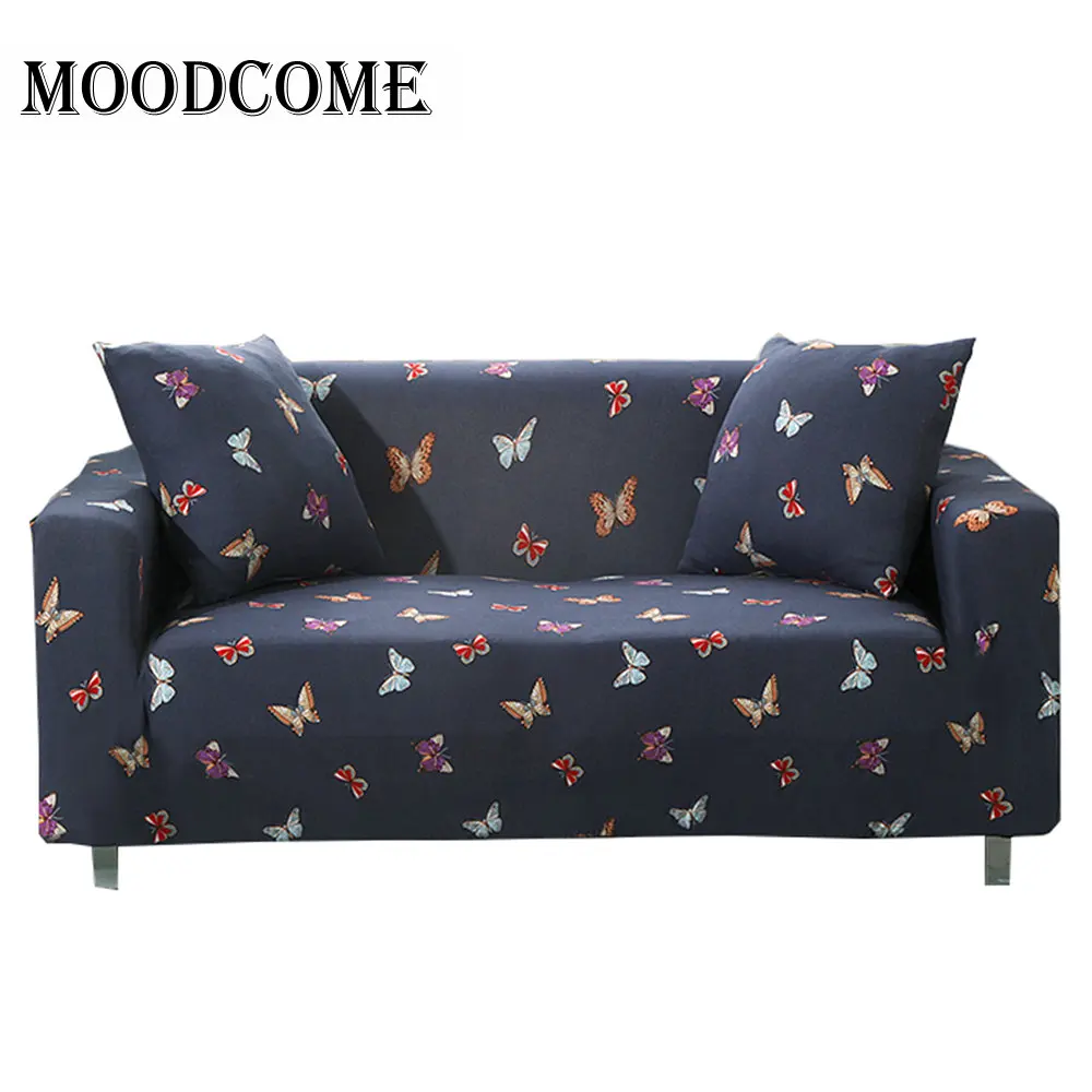 

single sofa cover butterfly elastische bank hoes sofa bed cover universeel spandex stretch elastic cover for sofa