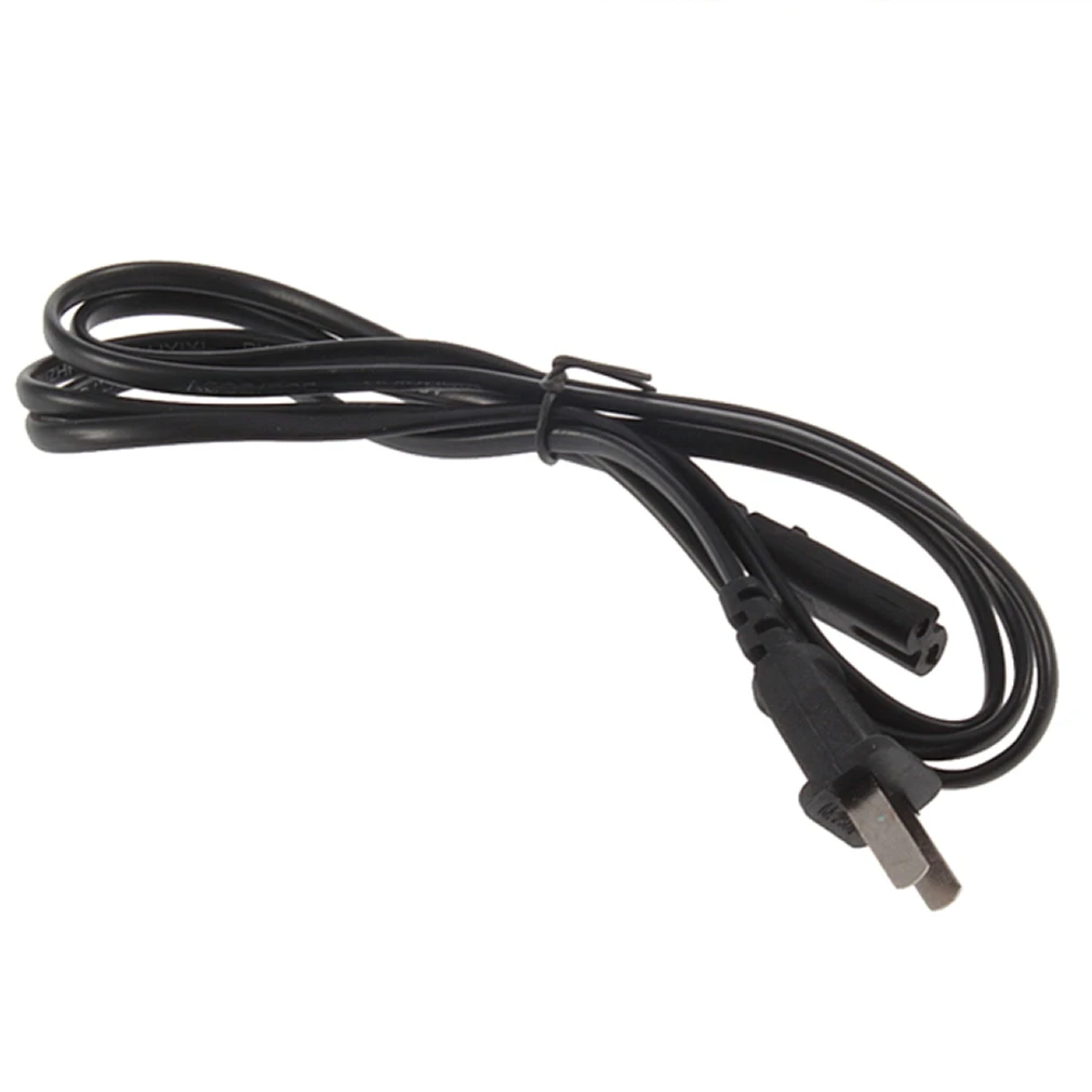 5FT US Plug 2 Prong Port Ac Power Adapter Cord Cable For VCR for PS2