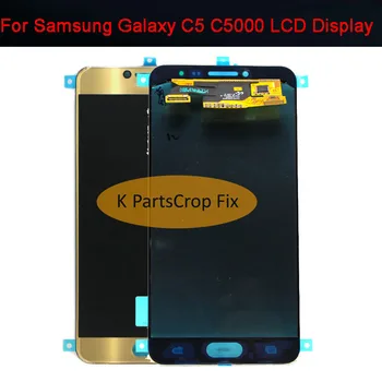 

Super AMOLED For SAMSUNG GALAXY C5 C5000 LCD Display Touch Screen Digitizer Assembly Replacement For 5.2" SAMSUNG C5 LCD Display