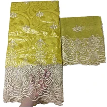 Африканский Базен Riche кружевная ткань с Тюль Кружева Базен riche getzner Африканский Базен riche вышивка для свадьбы