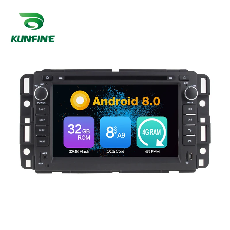 Android Car DVD GPS Navigation Multimedia Player Car Stereo For GMC 2007--2012 8.0 Radio Headunit  (1)