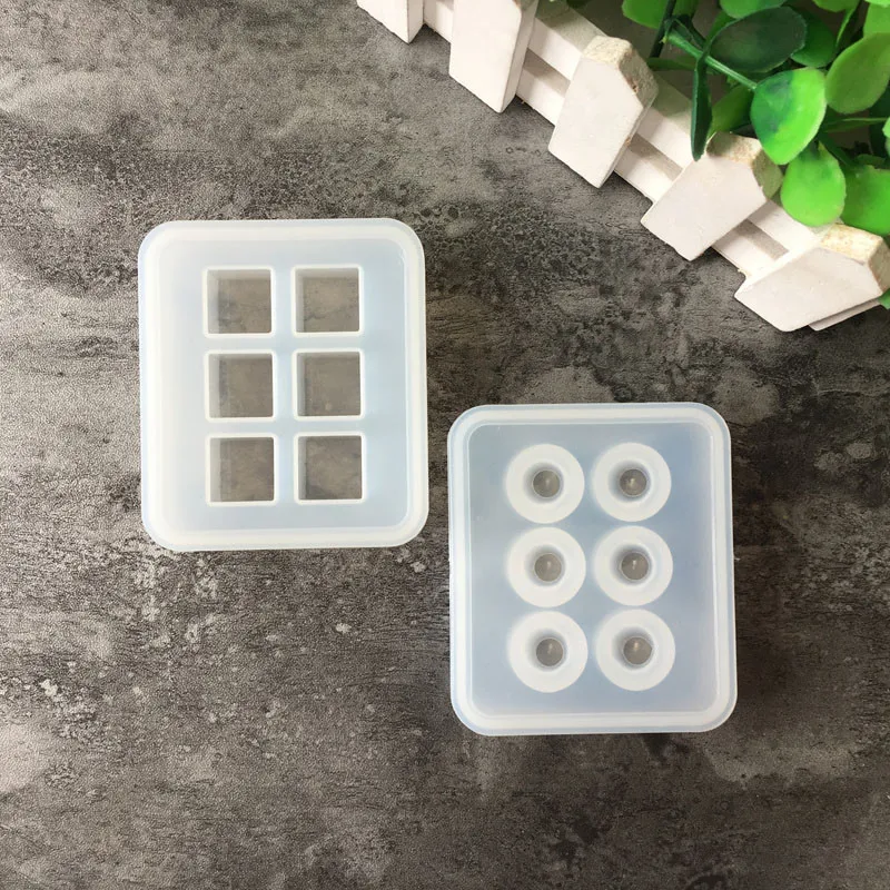 

16mm Cube Ball Beads 6 Compartment Silicone Mold Resin Silicone Mould Handmade DIY Craft Jewelry Making Epoxy Resin Molds