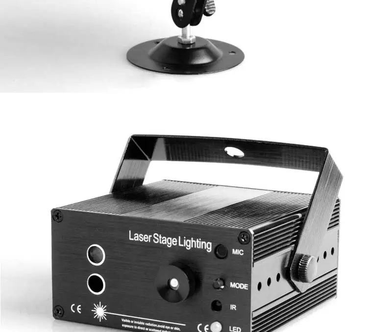 Лазерный диско-светильник TRANSCTEGO, сценический светодиодный светильник Lumiere 48 в 1, RGB проектор, DJ вечерние звуковые лампы, s мини лазерная лампа, стробоскоп