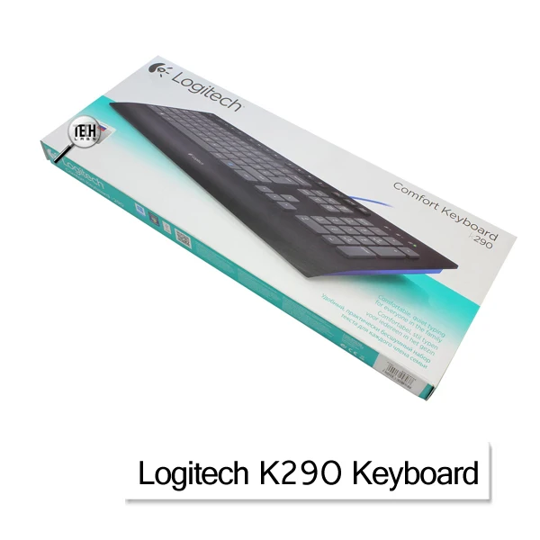 Genuine Guaranteed Logitech k290 Wired USB Standard Ergonomics Keyboard For Desktop Laptop Free Shipping -