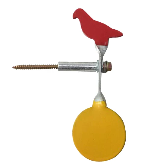Outdoor Shooting Fun Target Iron Target Bird Shape Screwed to Tree